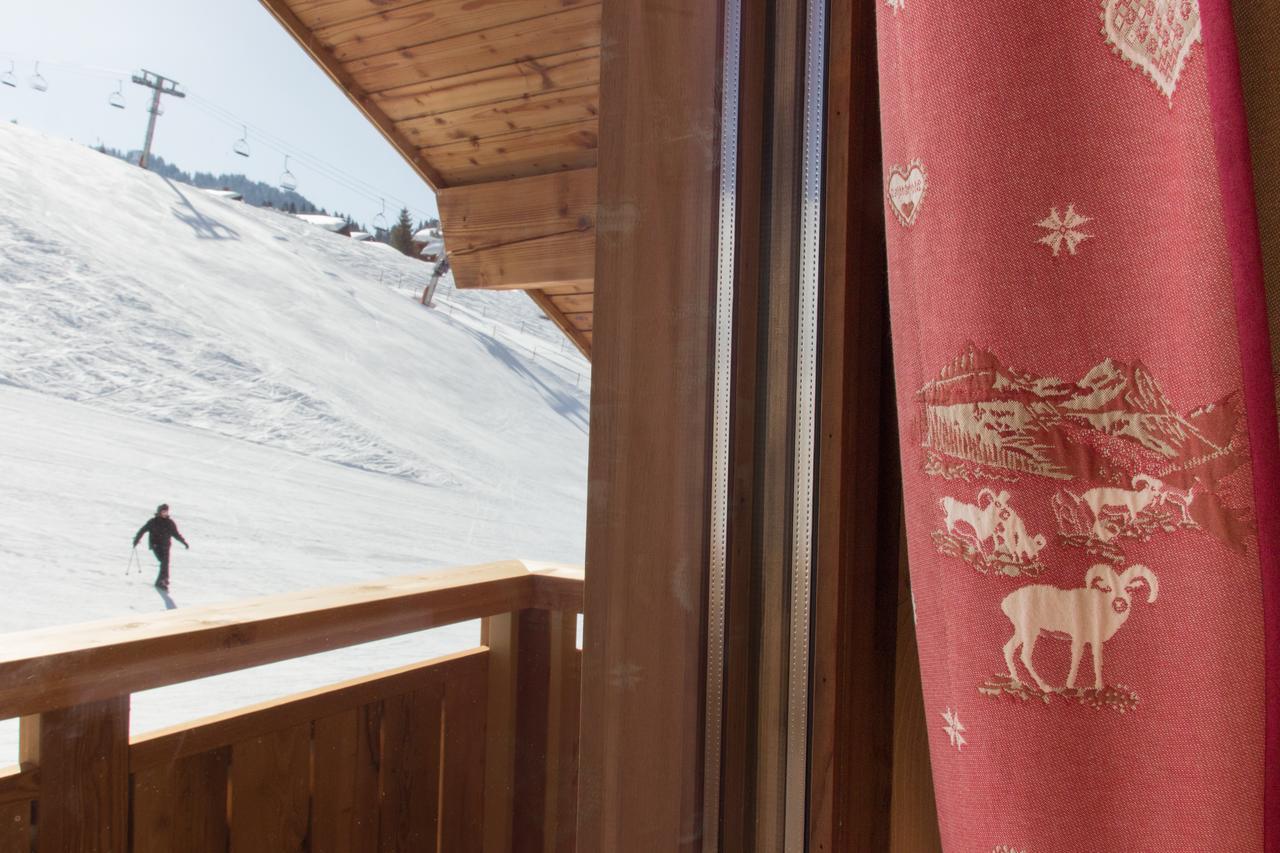 Hotel Les Flocons Le Grand-Bornand Exterior foto